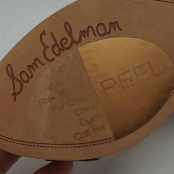 Sam Edelman Animal Print Sasha Wedge Sandal 7.5 ** - Picture 8 of 8